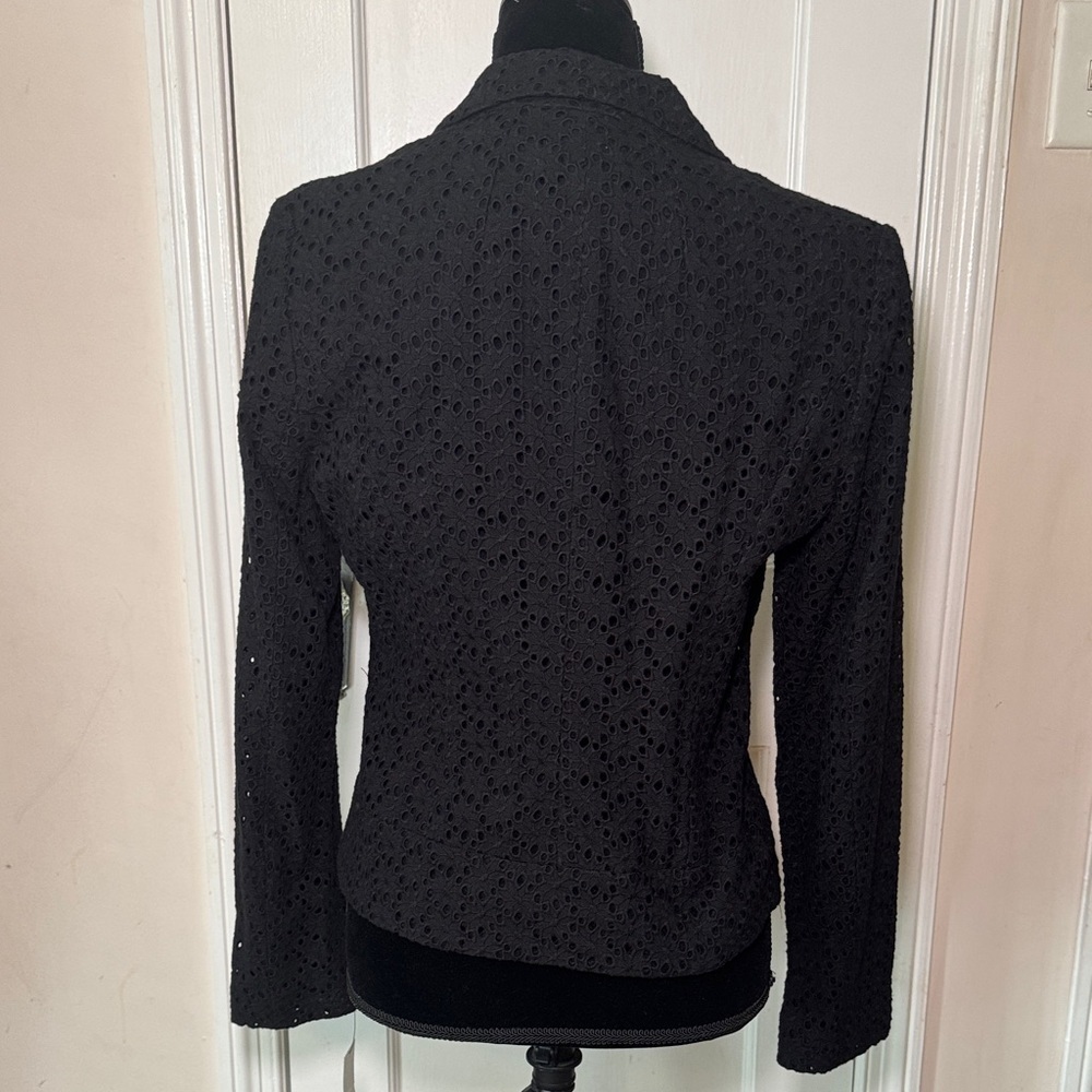 Rafaella Black Textured Women's Blazer Size 8 NWT - Picture 7 of 15